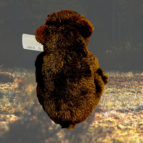 NWT Wild Republic Cuddlekins Plush/Stuffed Animal 12" Sitting Grizzly Brown Bear - Picture 5 of 6